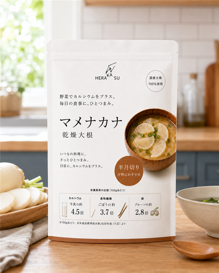 マメナカナ 乾燥大根（半月切り40g）