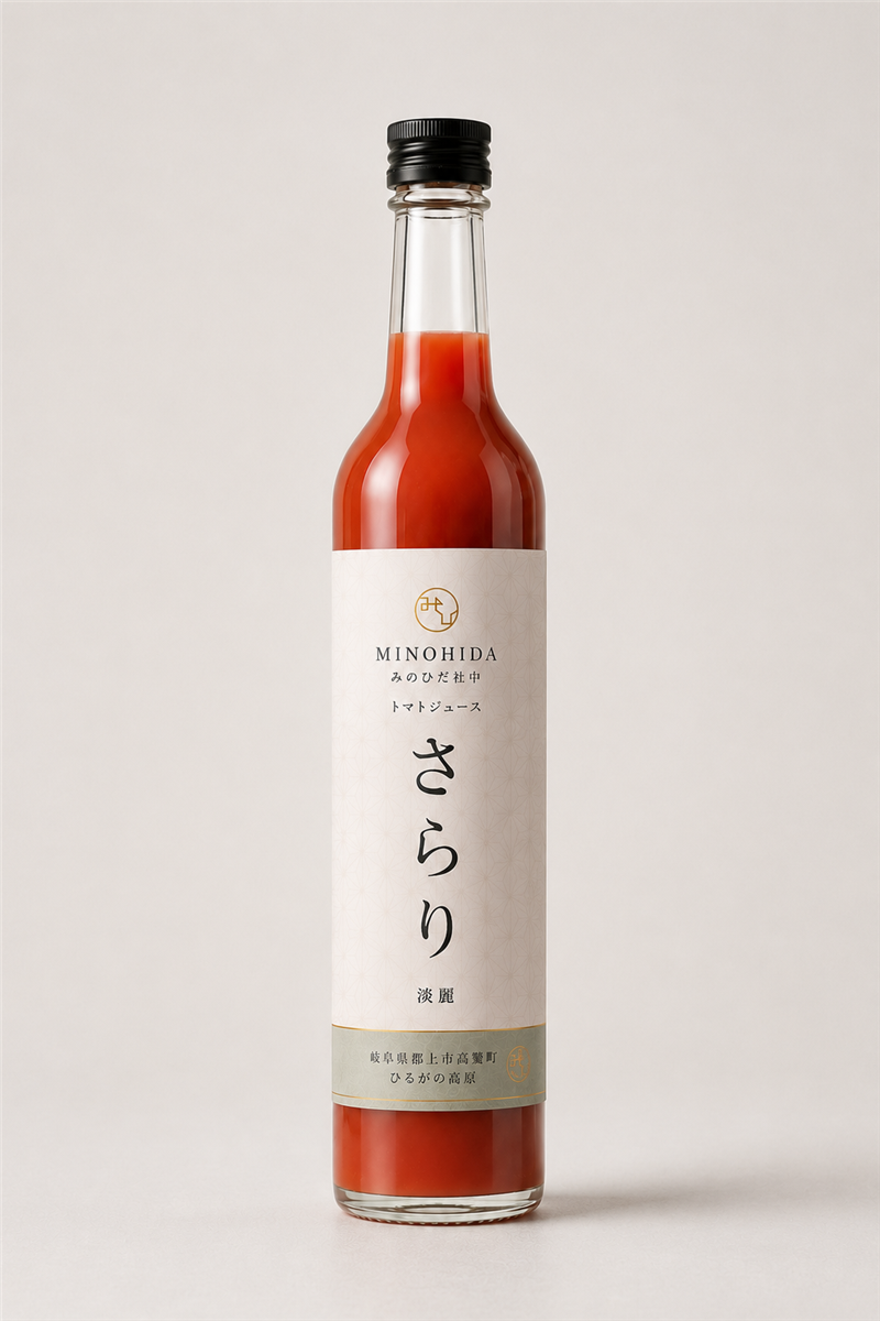 MINOHIDA トマトジュース さらり（淡麗・500ml）