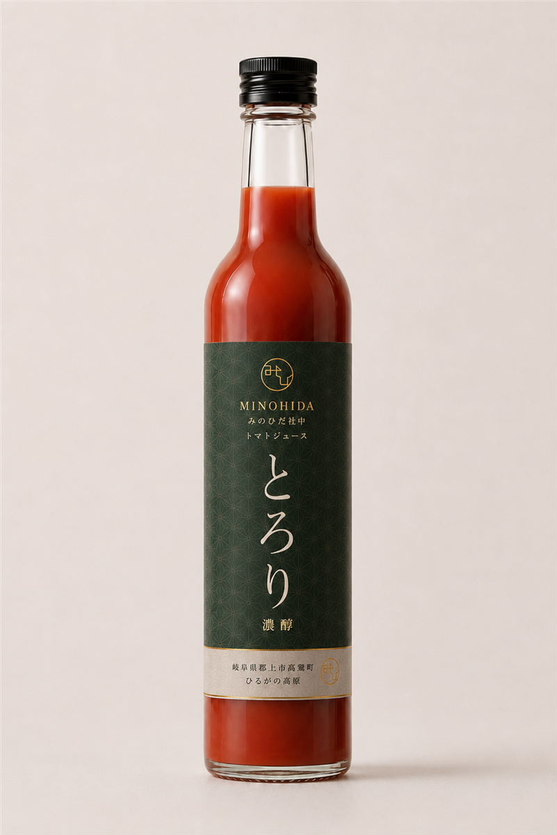 MINOHIDA トマトジュース とろり（濃醇・500ml）